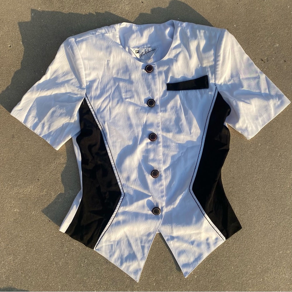 NWOT Vintage Paco Rabanne Button-up Shirt Top